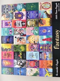Fantasy Books 1000 pc puzzle