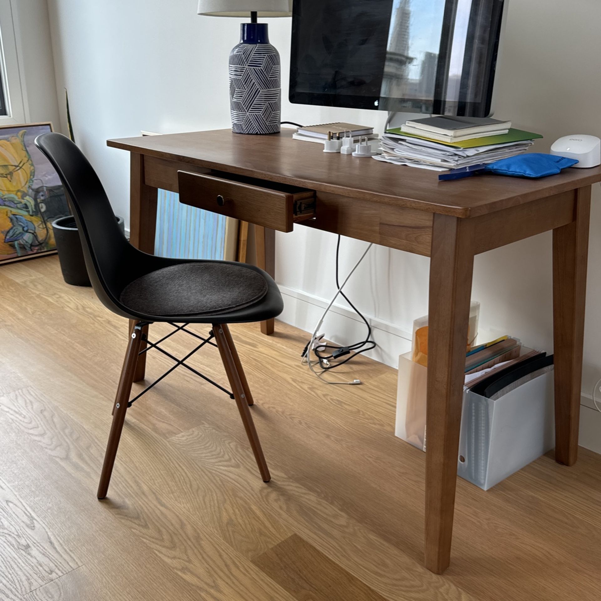 Maple Desk and Chair