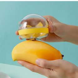 Multifunctional Peeler, Peeling Knife with Storage Box, Household Potato Fruit and Vegetable Peeling Artifact, Anti-Dandruff Mini Peeler (yellow)

