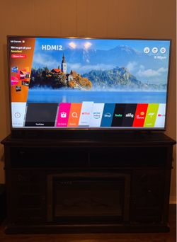 65” LG smart tv with stand