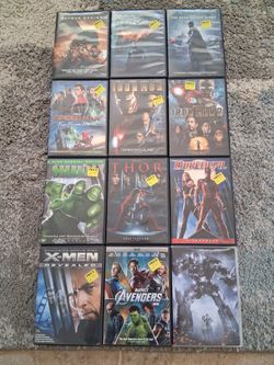 Super Hero DVD Lot of 12
