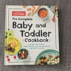 The Complete Baby and Toddler Cookbook by America’s Test Kitchen