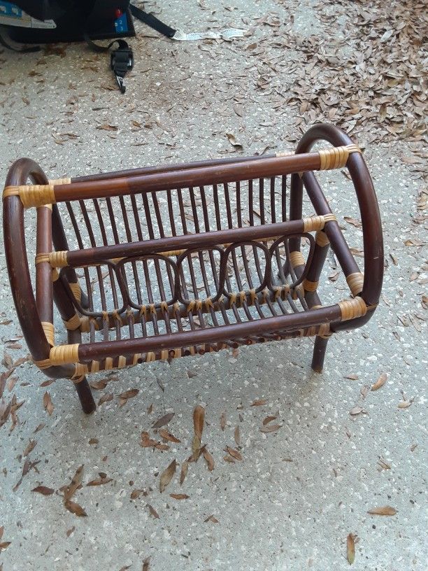 Wicker / Rattan Magazine Rack