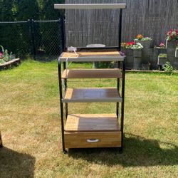 Dorm Microwave/mini Fridge Cart