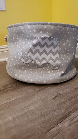Elephant Laundry or Toy Basket