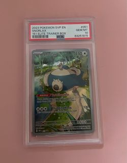 Pokemon Snorlax 151 PSA 10