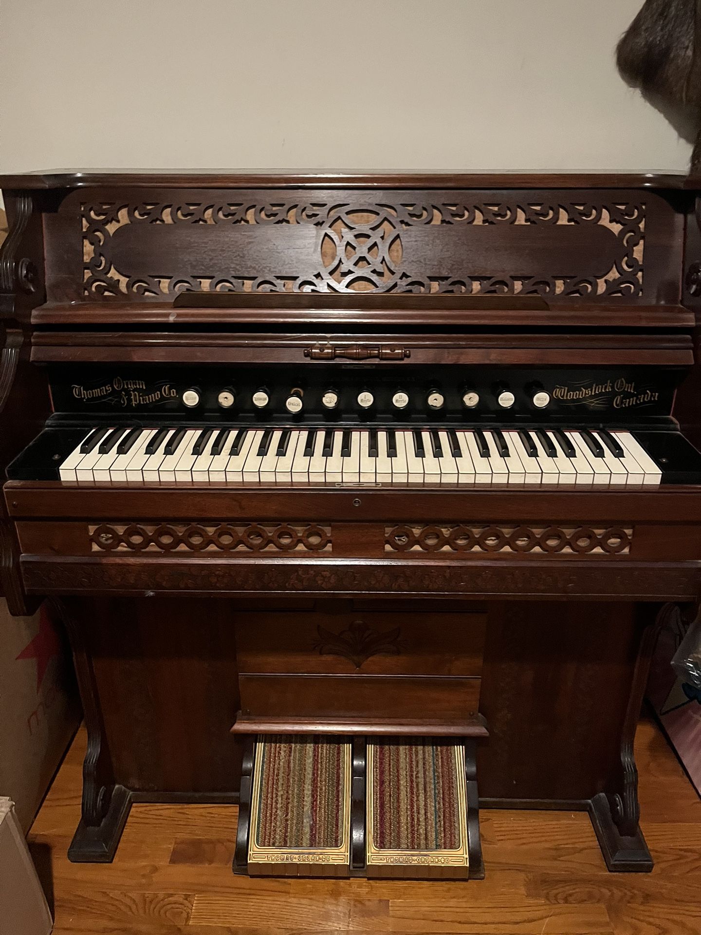 Vintage Pump Organ