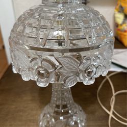 Antique Crystal Lamps