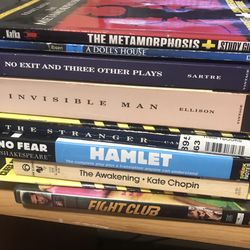 Existentialism Book Lot for CSN Themes of Literature Class