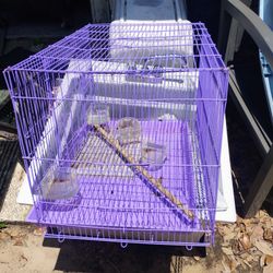 Bird Cage And Fish Tanks