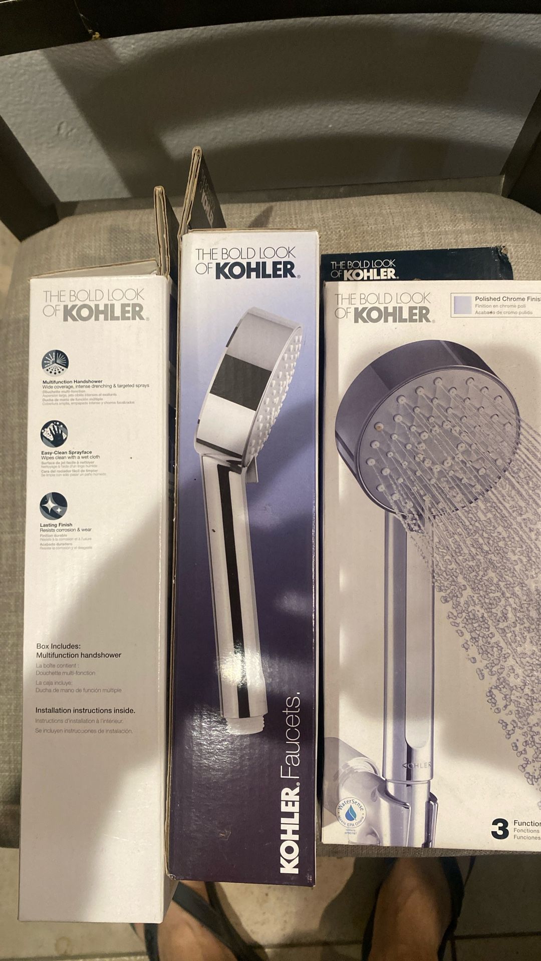 Showerhead Kohler, the bold look