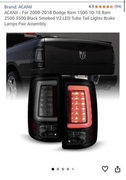 2017 Ram 1500 LED Tail Lights