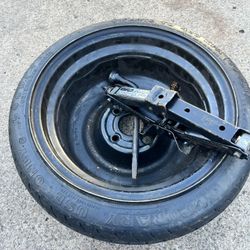 Used Spare Tire with Jack & Lug Wrench