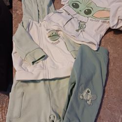 12 Months 5 Piece The Mandalorian The Child Outfit