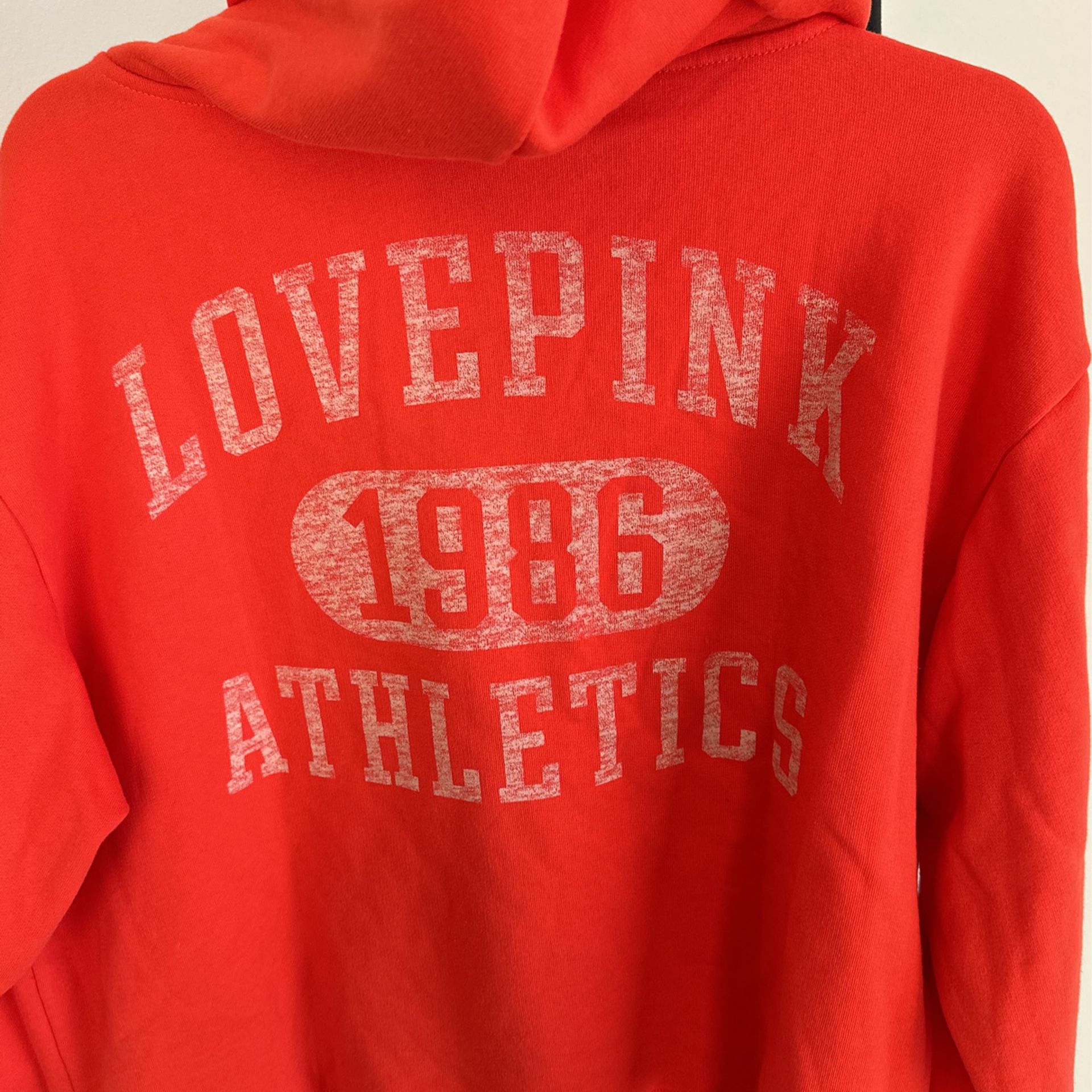 Victoria’s Secret Pink Cropped Hoodie Size Extra Large