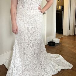 Wedding Dress, Size 14