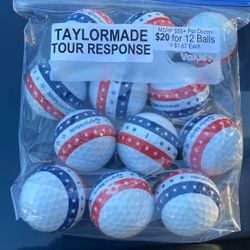 12 TaylorMade Tour Response (stars/stripes)