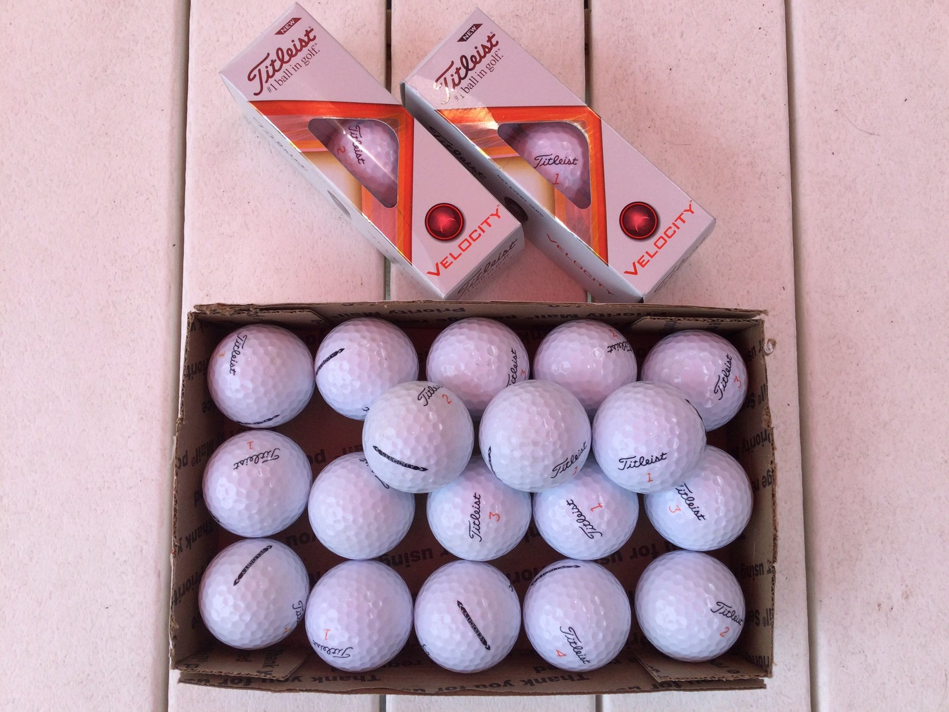 Titleist Velocity Golf Balls