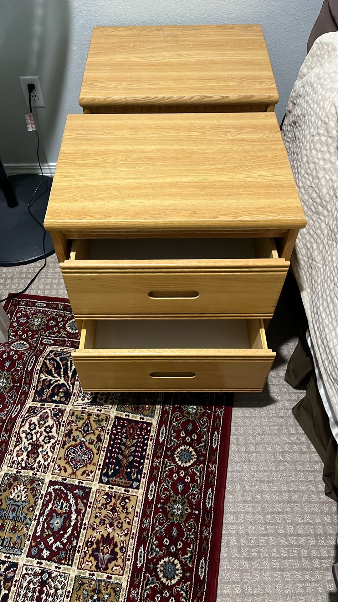 Bedroom Set. Side Tables Highboy. Will Sell Highboy Fo 100.00 Dresser