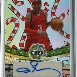 Autographed Allen Iverson Card