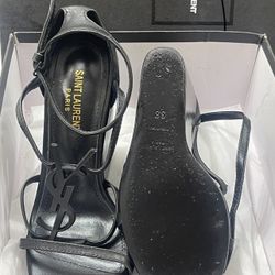 YSL Wedge Size 7, Worn Once For A Photoshoot