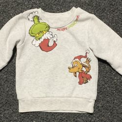 The Grinch and Max size 18 month Christmas sweatshirt 