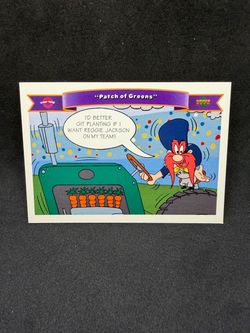 Upper Deck Looney Tunes 'Patch of Greens' Trading Card