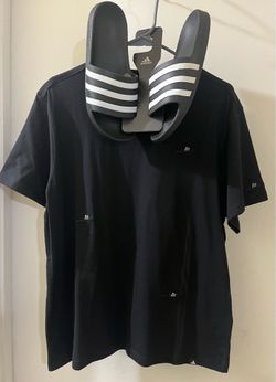 ADIDAS SLIDE shirt (L) NEW and slides (8)