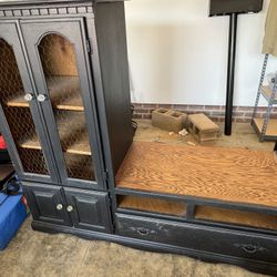 Farmhouse Drop Zone Entry Way Bench