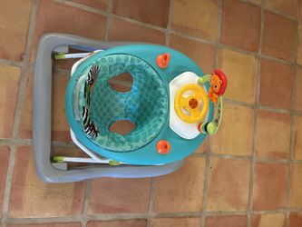 Baby Walker with Toy Steering Wheel