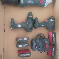 Bosch Drill and Grinder Set