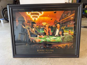 Royal Flush Chris Consani Framed Art Print