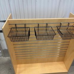 Fixture zone , for retail  purposes…  48” wide 24” depth , 52” high $350 Delivery available for a small fee 