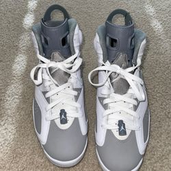 Grey Jordan 6’s With Box