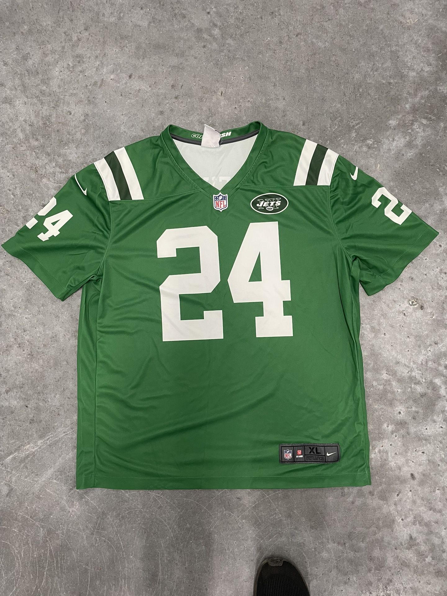 New York Jets Darrelle Revis Jersey (Color Rush Green) 