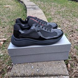 Prada America's Cup Mesh Sneakers 