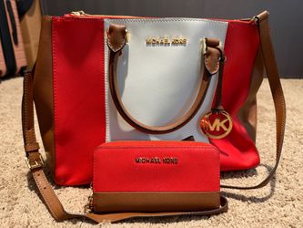 Michael Kors purse with matching wallet