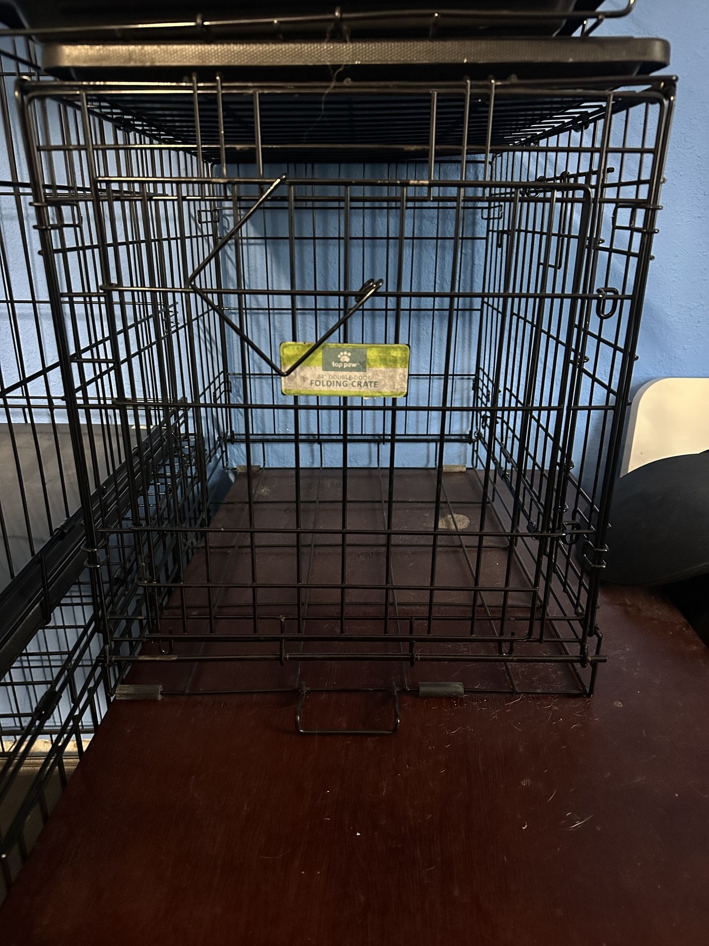 Top Paw 24” folding dog crate