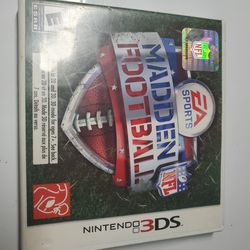 Madden Football Nintendo 3DS, Like New 