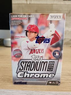 2022 Topps Stadium Club Chrome Blaster Box 