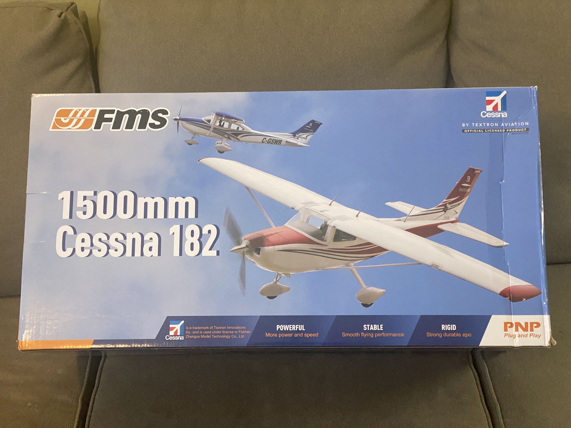 FMS Cessna 182 Blue