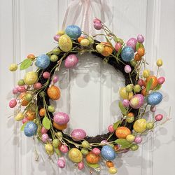 Colorful Easter Wreath