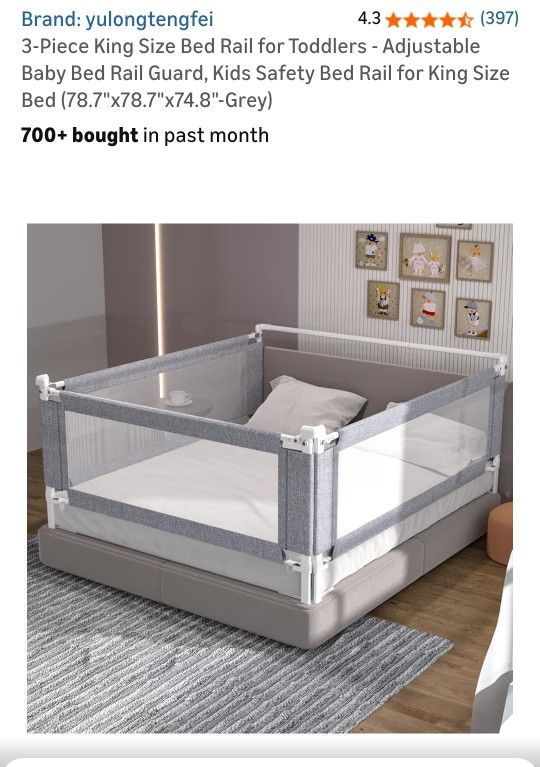 Queen Size Bedrails--Make Offer