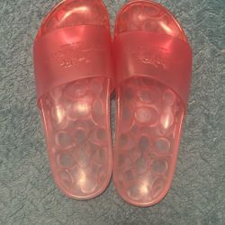 Coach Jelly Pool Slides Size 9