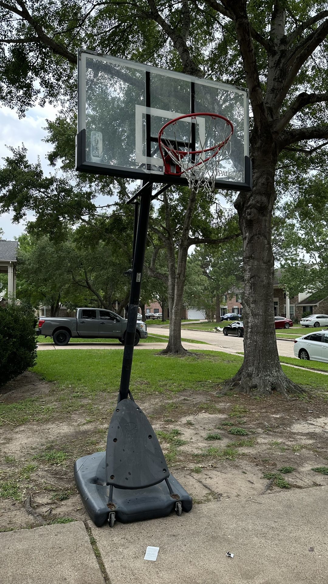 Spalding NBA Portable angle basketball hoop 