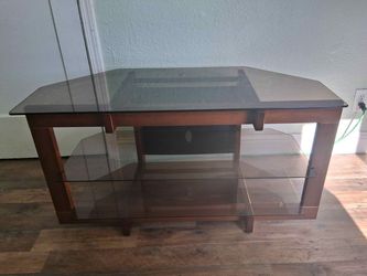 Glass TV Console