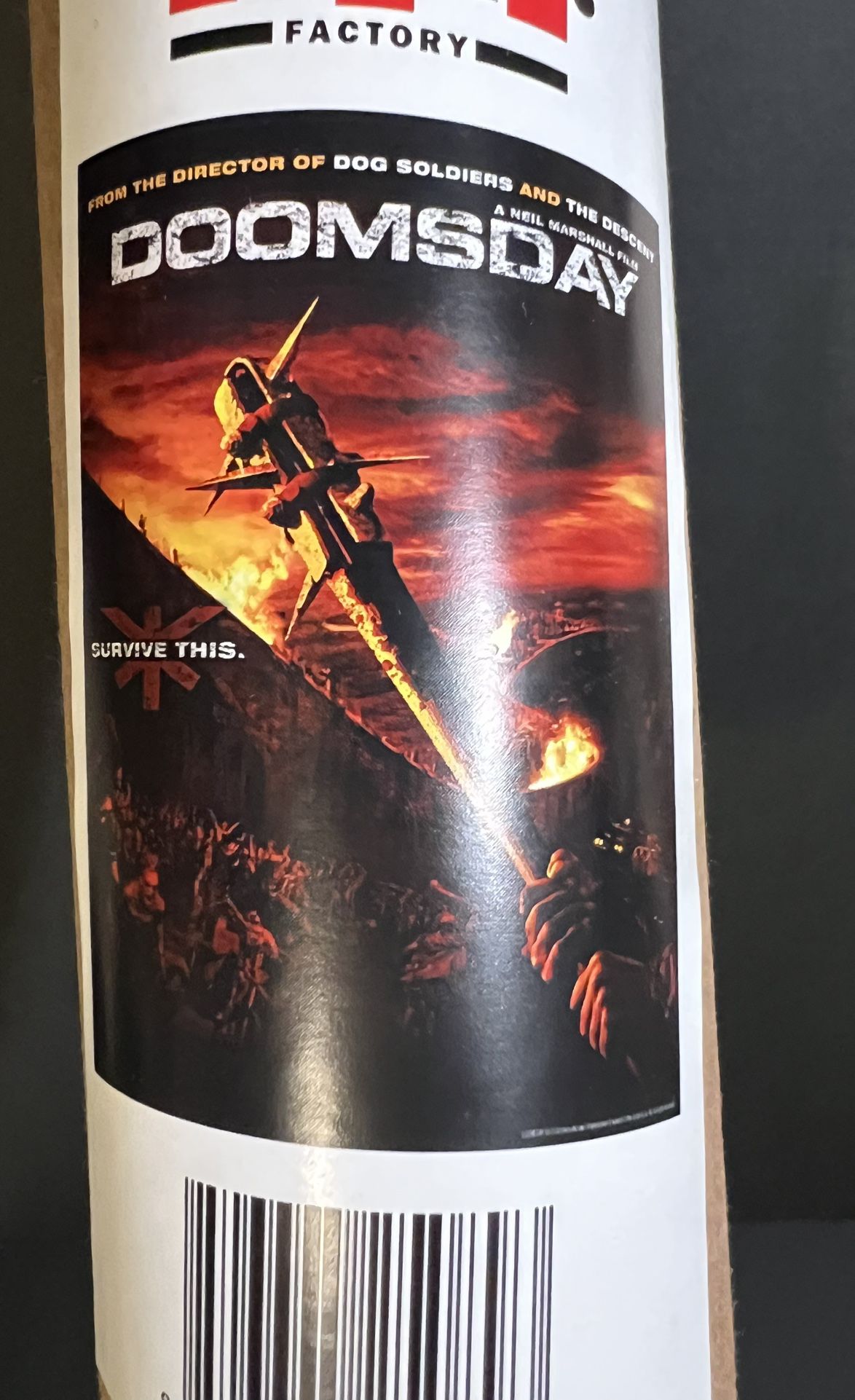 DOOMSDAY  (2008)  SHOUT! Factory Collector's Edition Poster - NEW