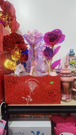 Flores de luce para valentine day.