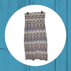 Rue 21 Multicolor Aztec/Geometric Print Maxi Dress Women Large