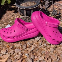 Crocs Unisex-Adult Crush Clog - Juice Pink (Women's 10, Men's 8) - New